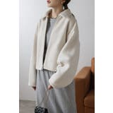 ブークレステンカラーWジップブルゾン 88-003964 | BONJOUR SAGAN | 詳細画像14 