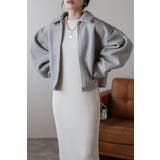 ブークレステンカラーWジップブルゾン 88-003964 | BONJOUR SAGAN | 詳細画像23 