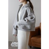 ブークレステンカラーWジップブルゾン 88-003964 | BONJOUR SAGAN | 詳細画像25 