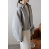 ブークレステンカラーWジップブルゾン 88-003964 | BONJOUR SAGAN | 詳細画像26 