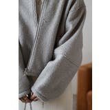 ブークレステンカラーWジップブルゾン 88-003964 | BONJOUR SAGAN | 詳細画像32 