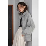 Wジップシャギーミドルブルゾン 88-003965 | BONJOUR SAGAN | 詳細画像1 