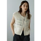 hand knit vest / ハンドニットベスト 88-004012 | BONJOUR SAGAN | 詳細画像4 