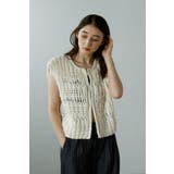 hand knit vest / ハンドニットベスト 88-004012 | BONJOUR SAGAN | 詳細画像5 