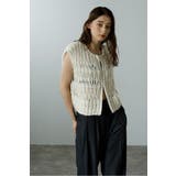 hand knit vest / ハンドニットベスト 88-004012 | BONJOUR SAGAN | 詳細画像9 