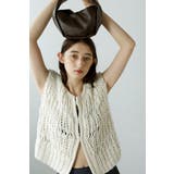 hand knit vest / ハンドニットベスト 88-004012 | BONJOUR SAGAN | 詳細画像15 
