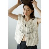 hand knit vest / ハンドニットベスト 88-004012 | BONJOUR SAGAN | 詳細画像17 