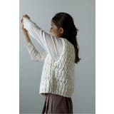 hand knit vest / ハンドニットベスト 88-004012 | BONJOUR SAGAN | 詳細画像25 