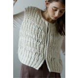 hand knit vest / ハンドニットベスト 88-004012 | BONJOUR SAGAN | 詳細画像28 