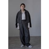 twill curved pants | BONJOUR SAGAN | 詳細画像1 