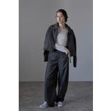 twill curved pants | BONJOUR SAGAN | 詳細画像3 