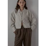 ECRU | twill short jacket | BONJOUR SAGAN