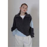 cropped half zip | BONJOUR SAGAN | 詳細画像1 