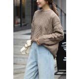 クルーネックミックスケーブルニット 88-004060 | BONJOUR SAGAN | 詳細画像11