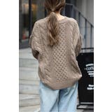 クルーネックミックスケーブルニット 88-004060 | BONJOUR SAGAN | 詳細画像12