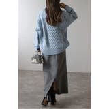 クルーネックミックスケーブルニット 88-004060 | BONJOUR SAGAN | 詳細画像22