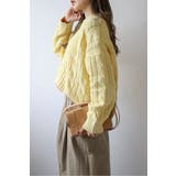 クルーネックミックスケーブルニット 88-004060 | BONJOUR SAGAN | 詳細画像23