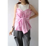 PINK | 2WAYキャミソールビスチェシャツ 88-004061 | BONJOUR SAGAN