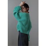 ループフリンジVネックジップカーディガン 88-004087 | BONJOUR SAGAN | 詳細画像6 