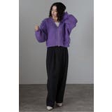 ループフリンジVネックジップカーディガン 88-004087 | BONJOUR SAGAN | 詳細画像24 