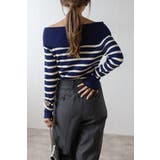 オフショルボーダーニット 88-004117 | BONJOUR SAGAN | 詳細画像18 