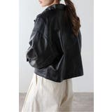 フェイクレザーショート丈ブルゾン 88-004157 | BONJOUR SAGAN | 詳細画像4 