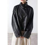 フェイクレザーショート丈ブルゾン 88-004157 | BONJOUR SAGAN | 詳細画像8 