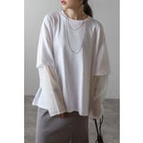 OFF-WHITE | シアーレイヤード風ロングTシャツ 88-004158 | BONJOUR SAGAN