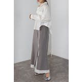 リネン混ホールドロストシャツ 88-004164 | BONJOUR SAGAN | 詳細画像3 