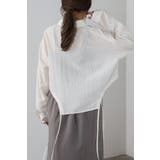 リネン混ホールドロストシャツ 88-004164 | BONJOUR SAGAN | 詳細画像4 