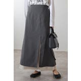 LIGHT-BLACK | レイヤード風ピンストライプスカート 88-004165 | BONJOUR SAGAN