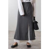 レイヤード風ピンストライプスカート 88-004165 | BONJOUR SAGAN | 詳細画像1 