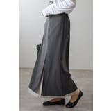 レイヤード風ピンストライプスカート 88-004165 | BONJOUR SAGAN | 詳細画像2 