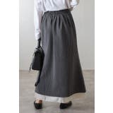 レイヤード風ピンストライプスカート 88-004165 | BONJOUR SAGAN | 詳細画像3 