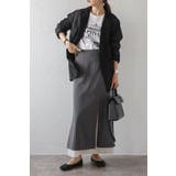 レイヤード風ピンストライプスカート 88-004165 | BONJOUR SAGAN | 詳細画像4 