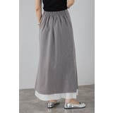 レイヤード風ピンストライプスカート 88-004165 | BONJOUR SAGAN | 詳細画像9 