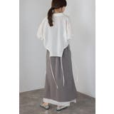 レイヤード風ピンストライプスカート 88-004165 | BONJOUR SAGAN | 詳細画像12 