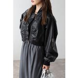 フェイクレザーショート丈MA-1 88-004176 | BONJOUR SAGAN | 詳細画像2 