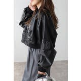 フェイクレザーショート丈MA-1 88-004176 | BONJOUR SAGAN | 詳細画像3 