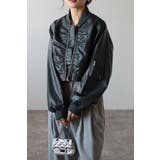 フェイクレザーショート丈MA-1 88-004176 | BONJOUR SAGAN | 詳細画像8 