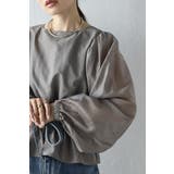 シアースリーブシャーリングペプラムブラウス 88-004182 | BONJOUR SAGAN | 詳細画像12 