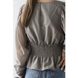 シアースリーブシャーリングペプラムブラウス 88-004182 | BONJOUR SAGAN | 詳細画像14 