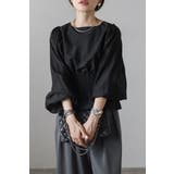 シアースリーブシャーリングペプラムブラウス 88-004182 | BONJOUR SAGAN | 詳細画像15 