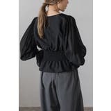 シアースリーブシャーリングペプラムブラウス 88-004182 | BONJOUR SAGAN | 詳細画像19 