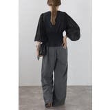 シアースリーブシャーリングペプラムブラウス 88-004182 | BONJOUR SAGAN | 詳細画像20 