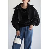 BLACK | レイヤード風ワッシャーナイロンマウンテンパーカー 88-004201 | BONJOUR SAGAN