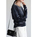 バックオープンベロアプルオーバー 88-004202 | BONJOUR SAGAN | 詳細画像2 