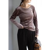 バックオープンベロアプルオーバー 88-004202 | BONJOUR SAGAN | 詳細画像12 