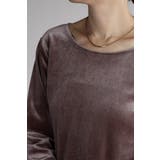 バックオープンベロアプルオーバー 88-004202 | BONJOUR SAGAN | 詳細画像14 