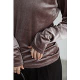 バックオープンベロアプルオーバー 88-004202 | BONJOUR SAGAN | 詳細画像15 